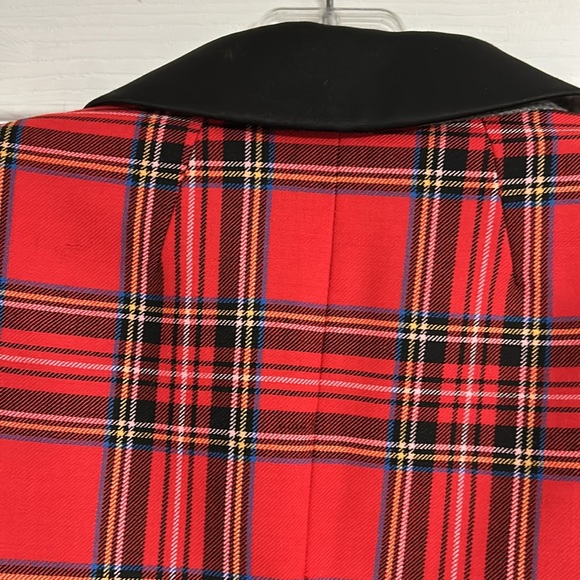 Beautiful J.Crew  tartan plaid tuxedo blazer size 0 worn once - Picture 8 of 8